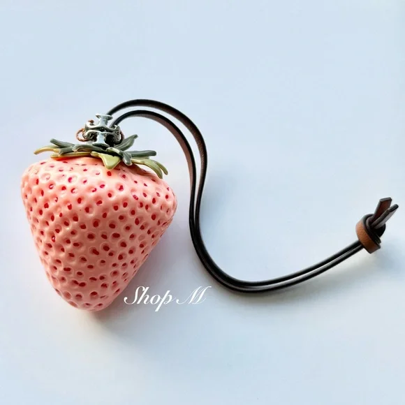 Tory Burch Strawberry Bag Charm - Picture 2 of 5